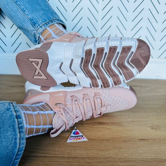 ❤️Nike Free Metcon 5 Pink Oxford 7.5 Womens Training Shoes Dusty Pink DV3950-600 - Picture 7 of 13